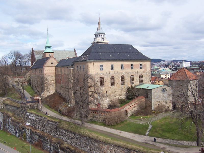 Akershus Festung am Osloer Hafen