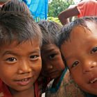 Akha Bergvolk-Kinder in Laos