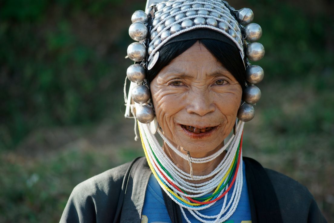 Akha Frauen Portrait ( Myanmar )