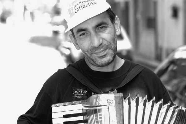 Akkordeonspieler auf Sizilien