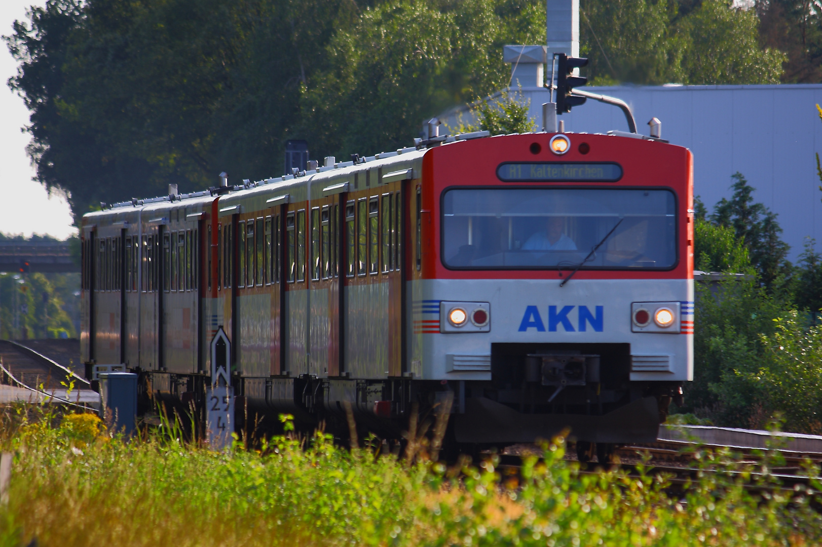 AKN Richtung Kaltenkirchen bei Tanneck