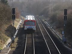 AKN-Triebzug kurz vor dem "City-Tunnel"