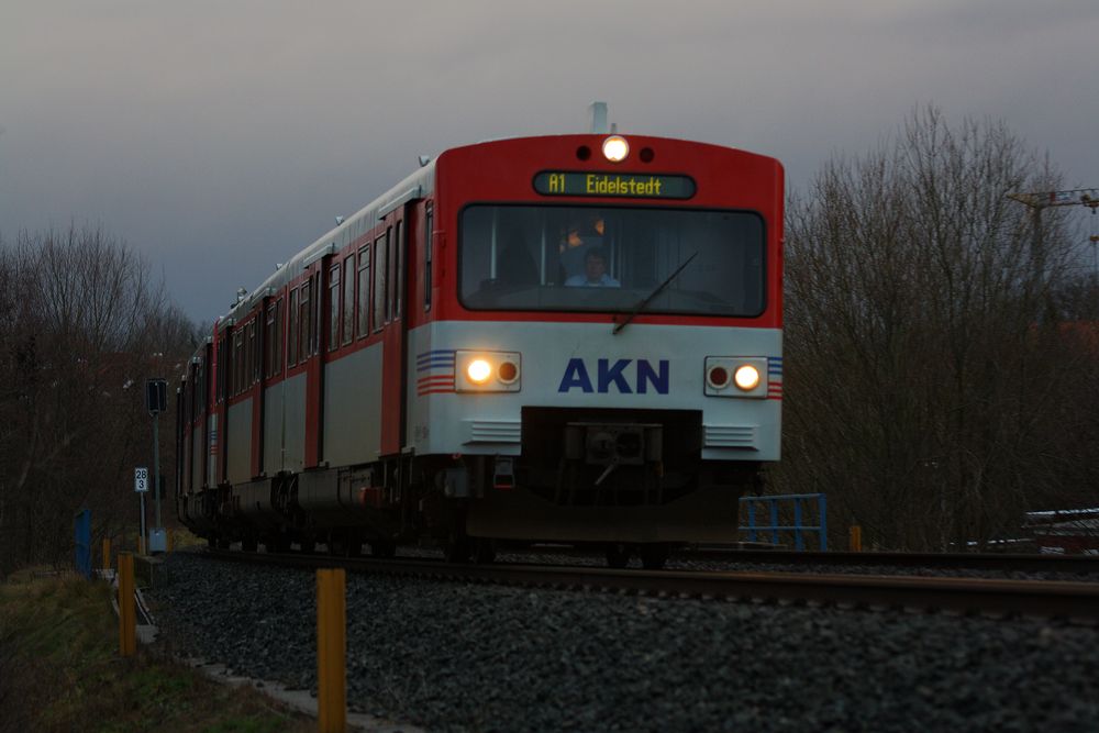 AKN zwischen Henstedt-Ulzburg und Ulzburg-Süd