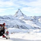 Akrobatik auf dem Gornergrat