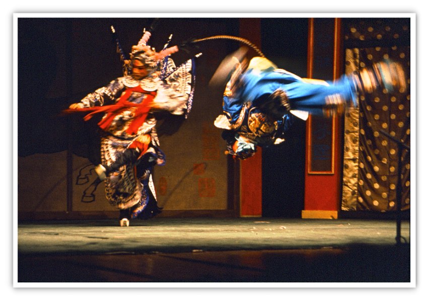 Akrobatik in der Peking Oper