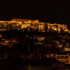 Akropolis bei Nacht