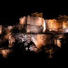 Akropolis bei Nacht