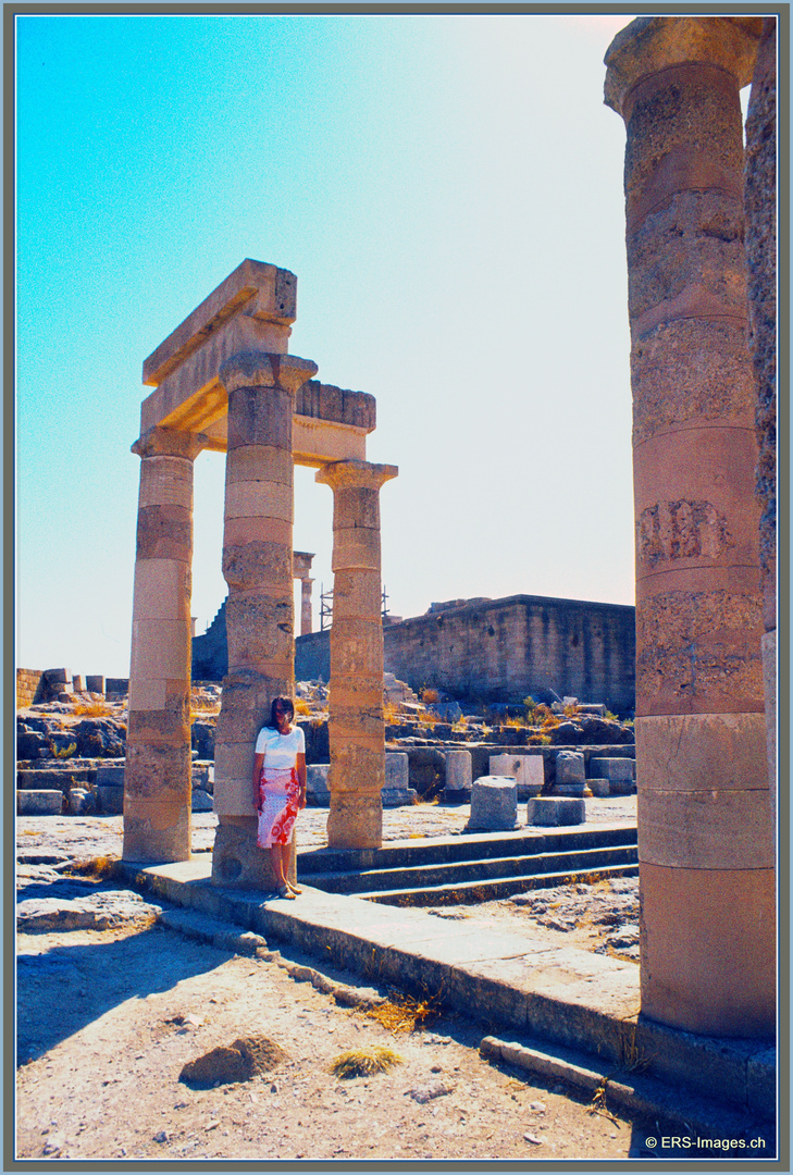 Akropolis Lindos juillet 1978 ©