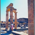 Akropolis Lindos juillet 1978 ©