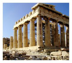 Akropolis (Parthenon) im Ewig-Gerüst