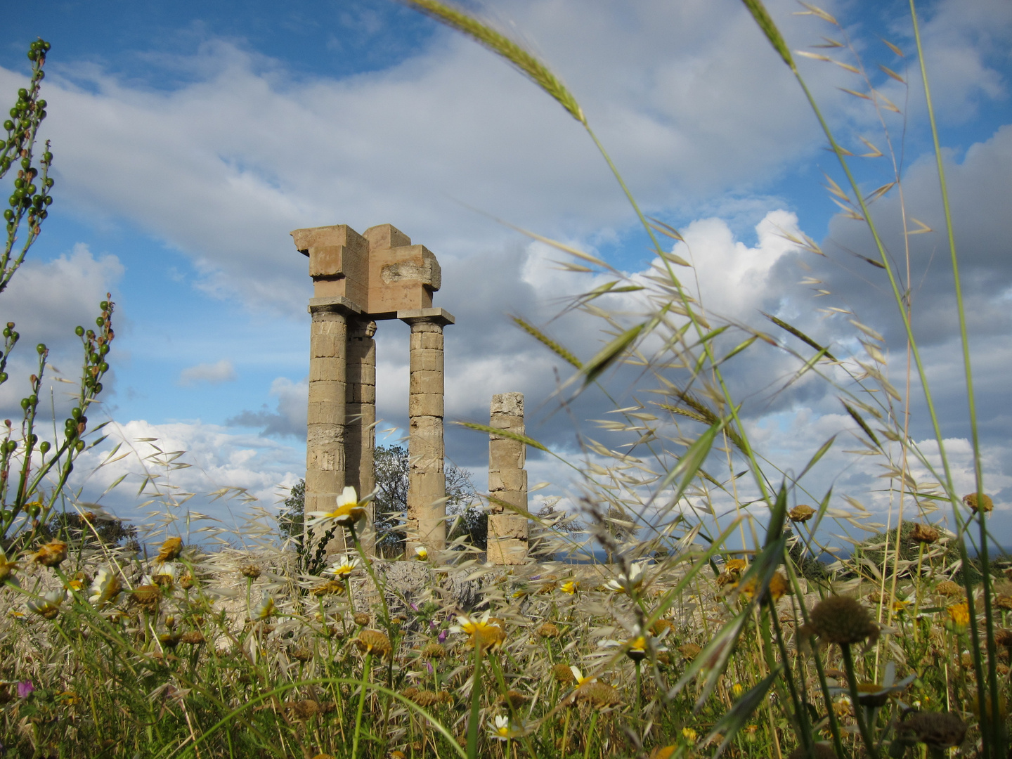 Akropolis-Tempel von Rhodos-Stadt