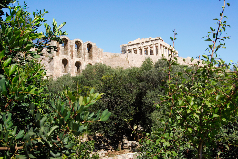 Akropolis von der SW-Seite