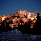 Akropolis - von einem Felse so gesehen -- AthenFotos