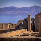 Akropolis von Lindos Rhodos am Morgen