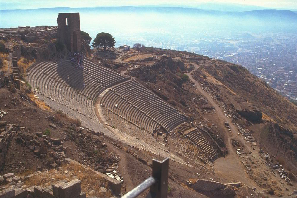 Akropolis von Pergamon über Bergama