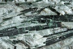 Aktinolith in Talkschiefer aus dem Zillertal