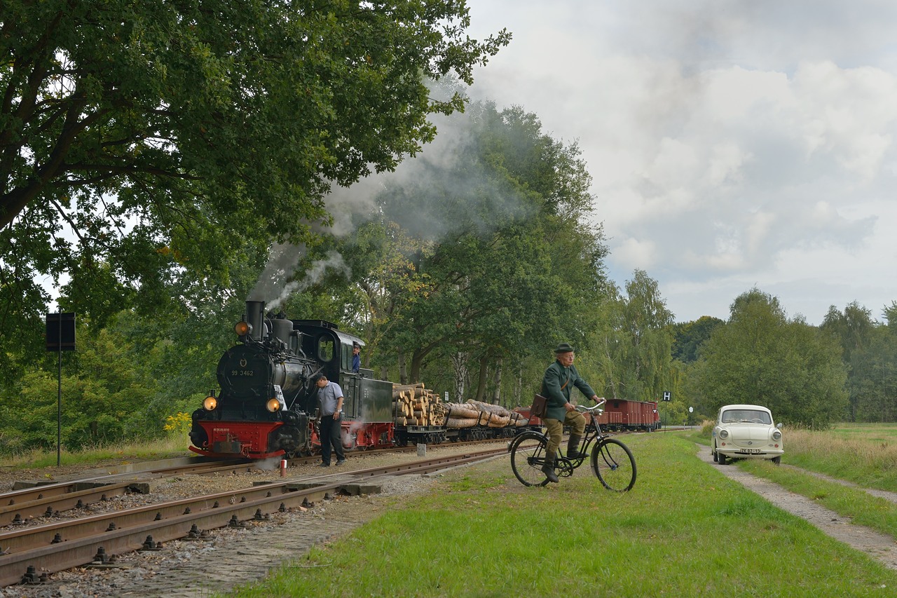 Aktion auf der Waldbahn