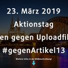 Aktionstag gegen Artikel13 