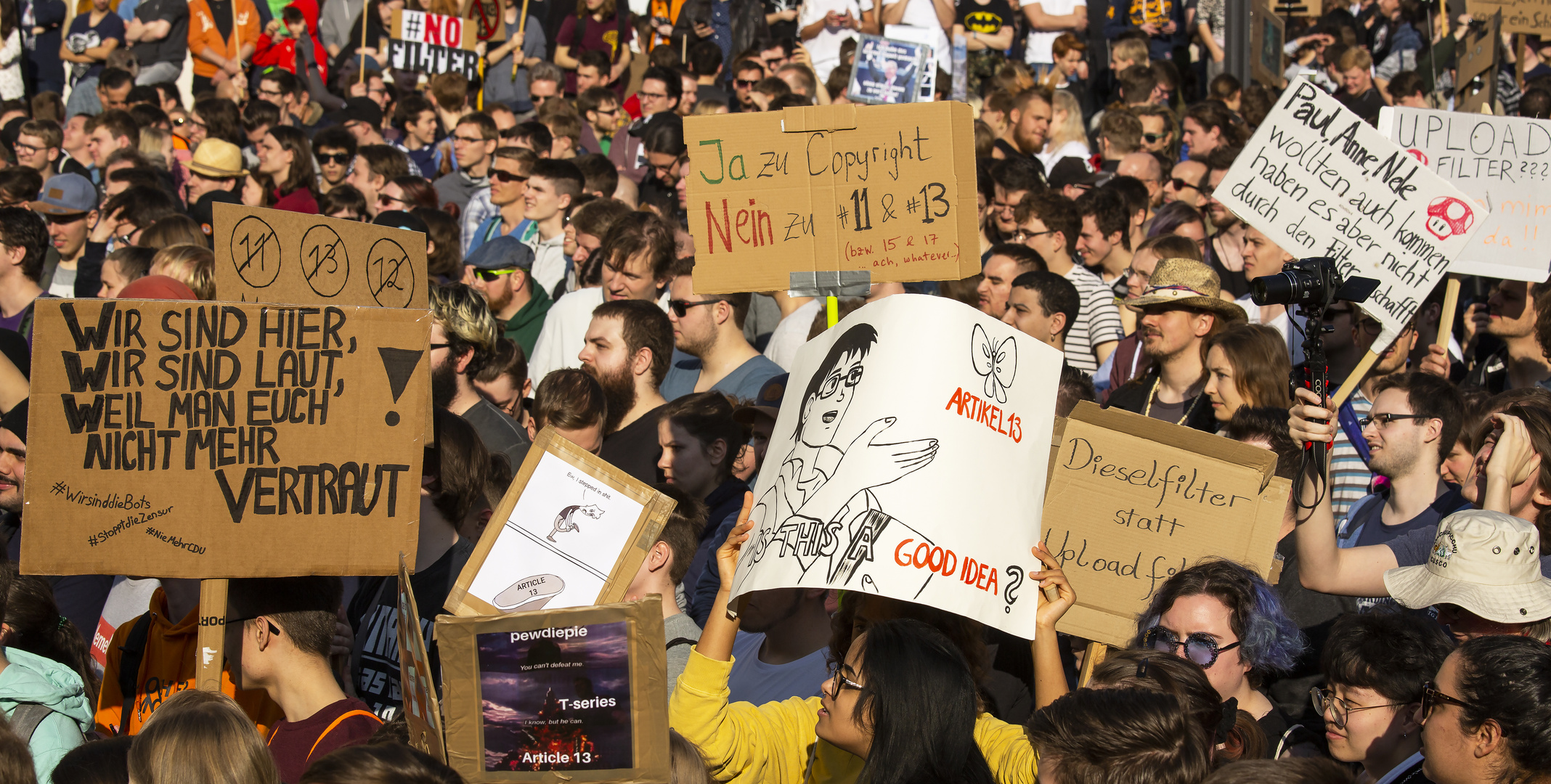 Aktionstag gegen die Urheberrechtsreform