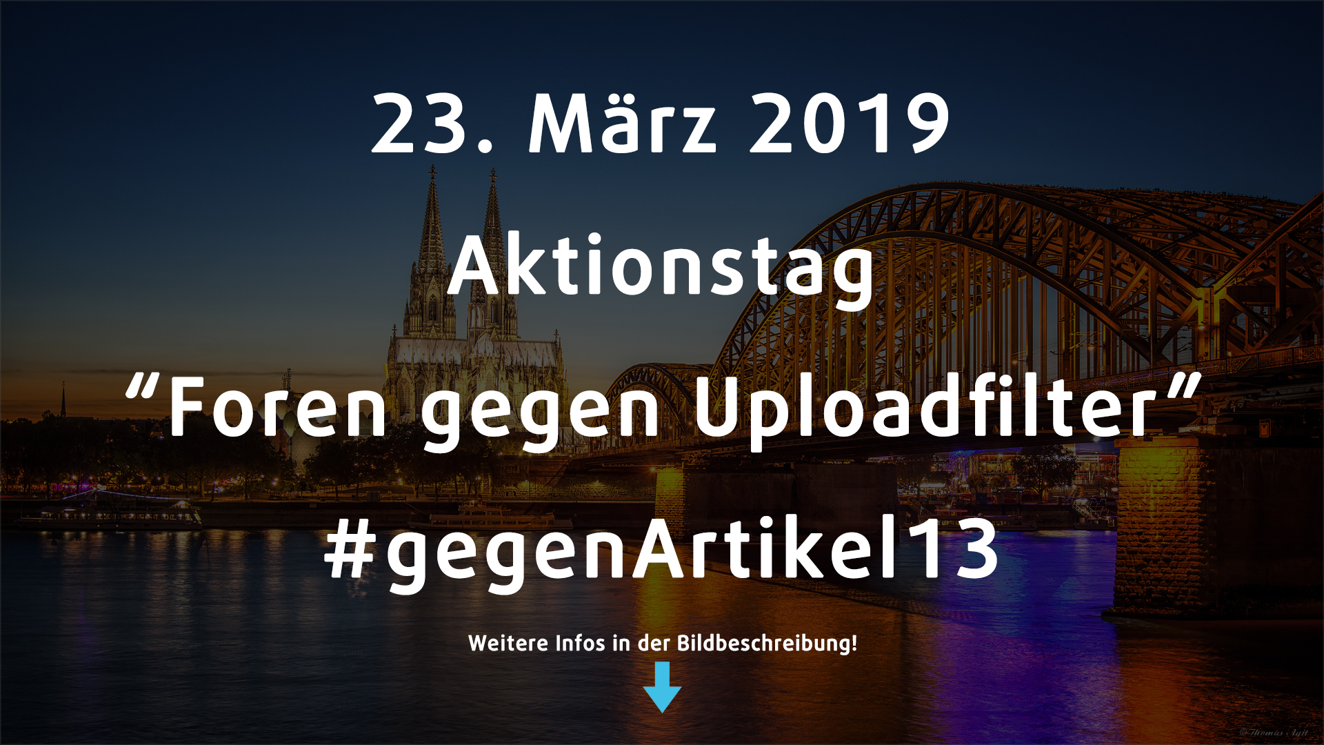 Aktionstag - #gegenArtikel13 