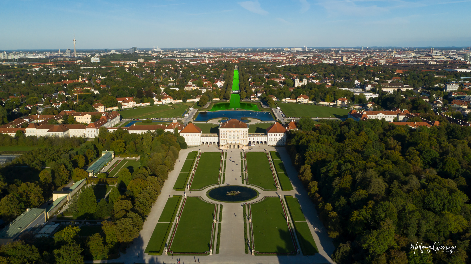 Aktivistenstreich am Nymphenburger Schloss