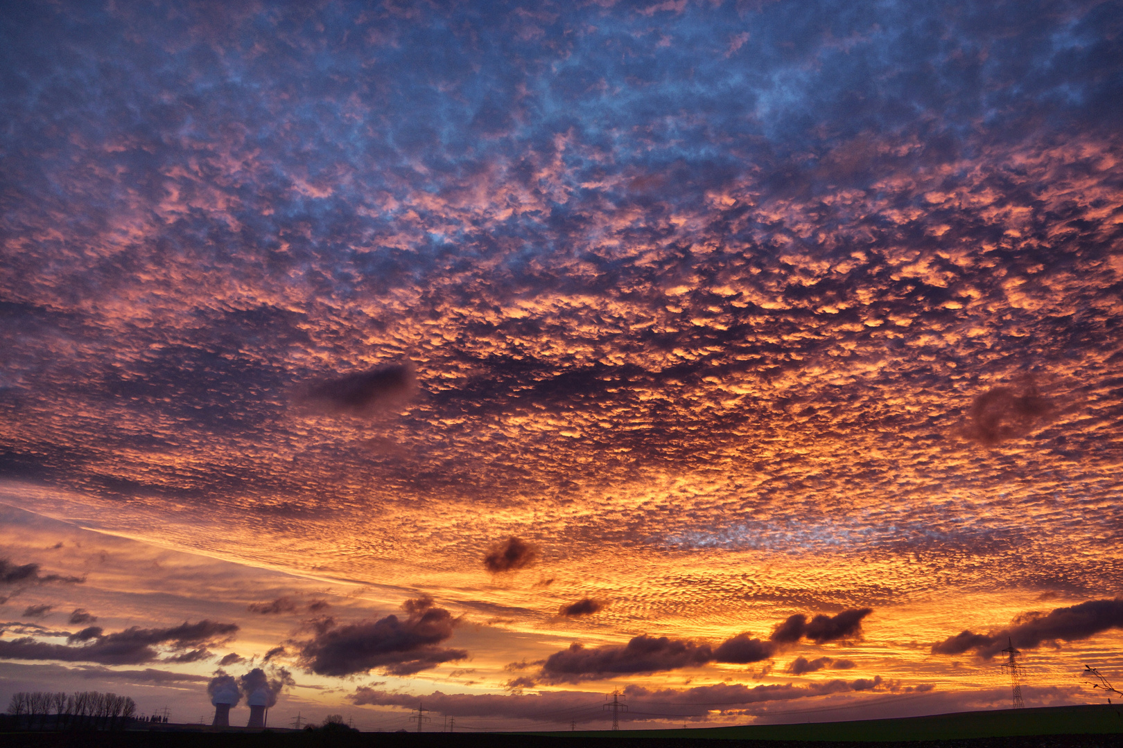 AKW im Morgenrot