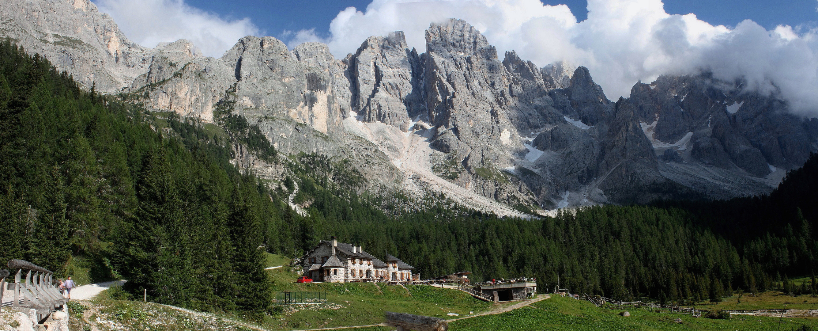 Al cospetto delle Pale di San Martino