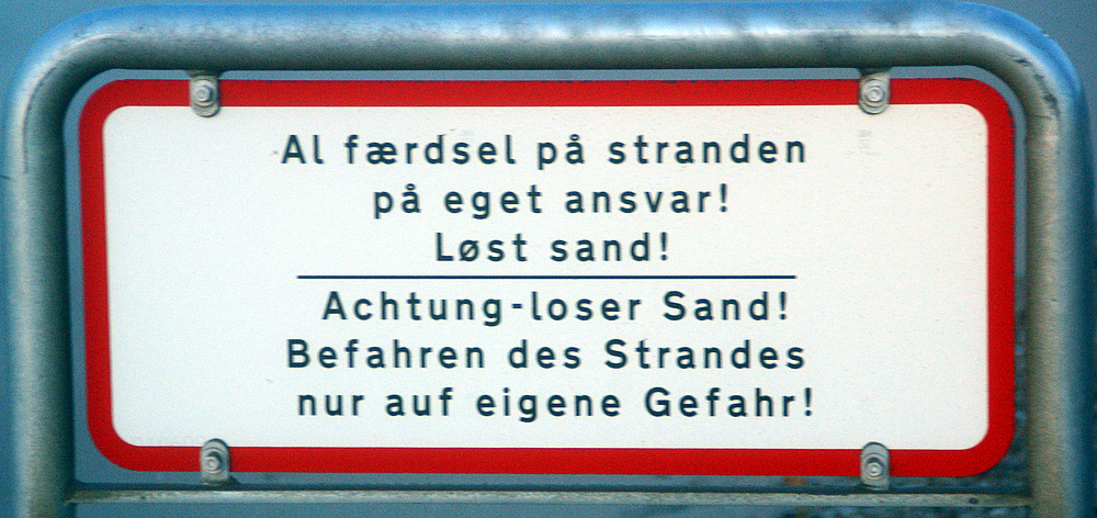 Al færdsel på stranden