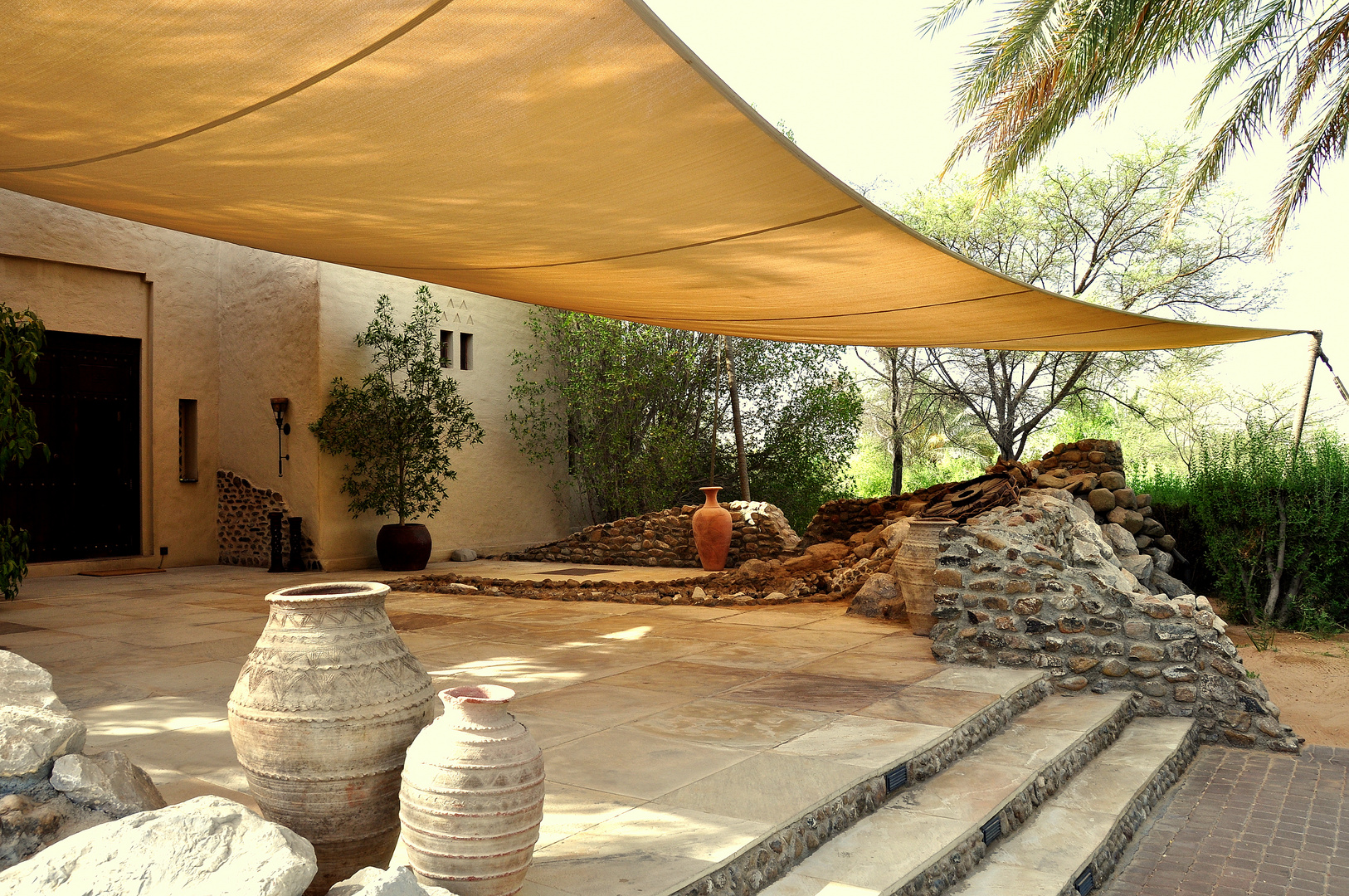 Al Maha Desert Resort & Spa - main entrance