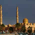 Al Mina Moschee, Hurghada, Morgens um halb Acht.