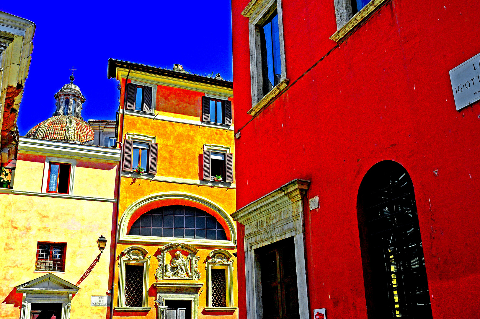 Al Portico d'Ottavia, vecchio ghetto di Roma