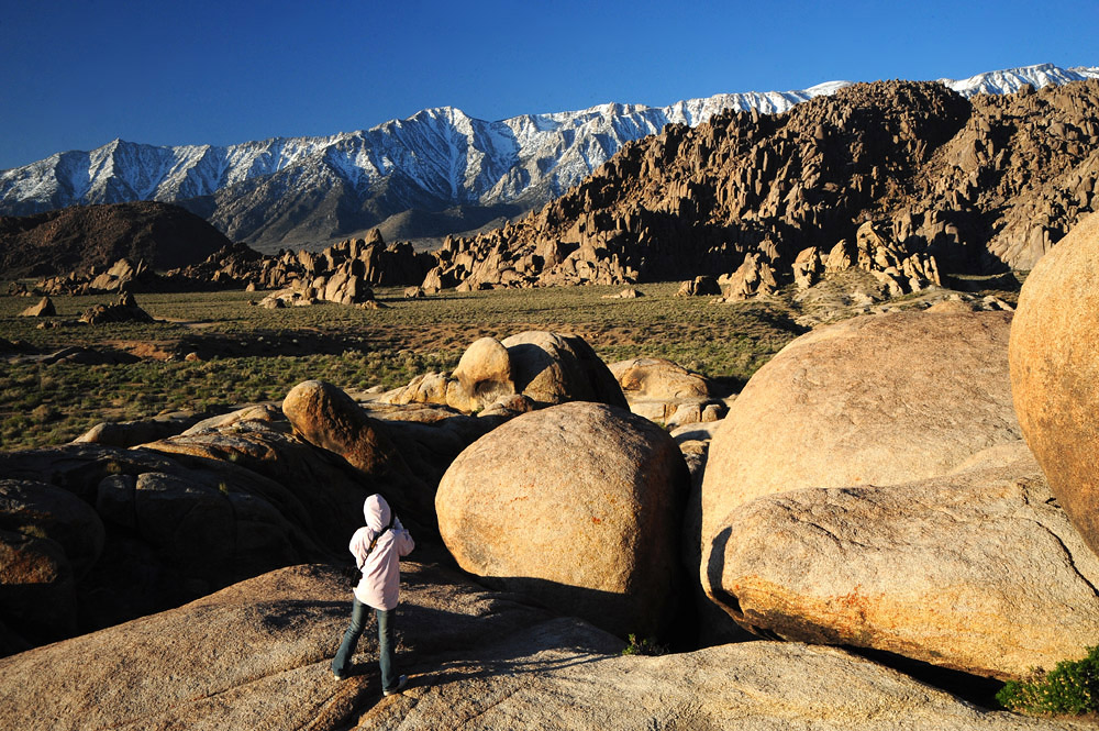 Alabama hills vom Mobius arch aus