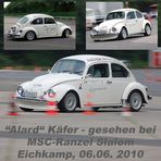 "Alard" VW Käfer beim DMSB Slalom, 06.06. 2010; Rasthof Eichkamp an der BAB 555