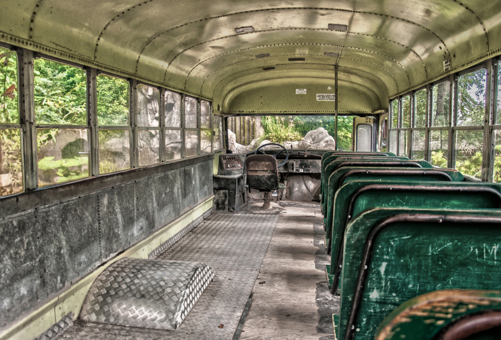 Alaska abandoned bus