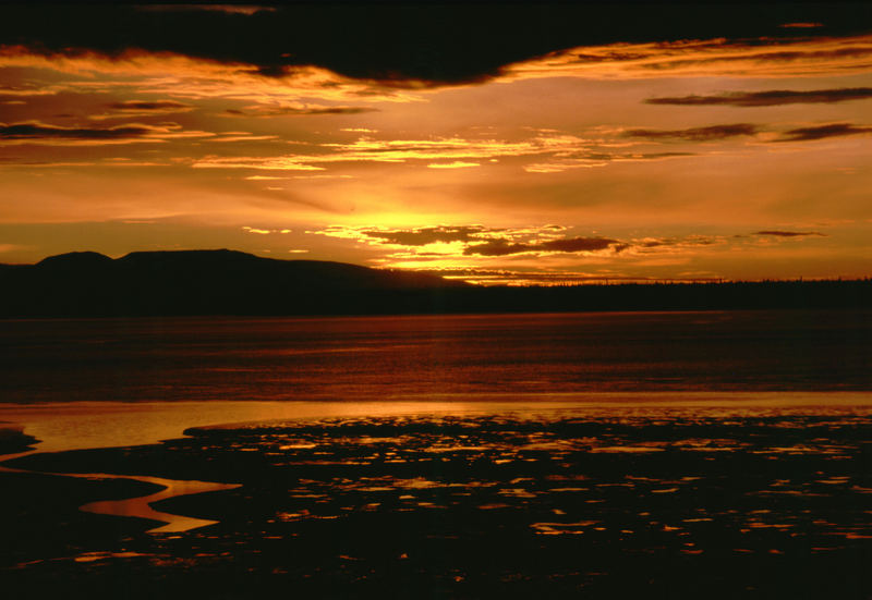 Alaska: Anchorage - Sonnenuntergang am Cook-Inlet (2)