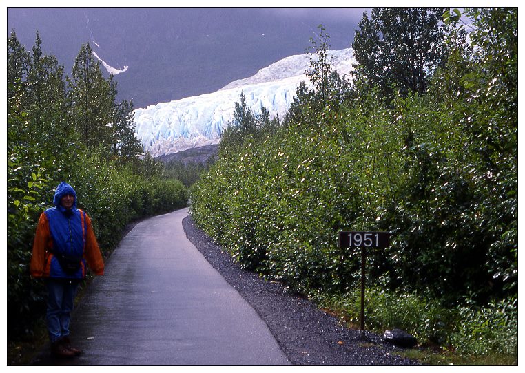 Alaska: Exit Glacier damals und heute