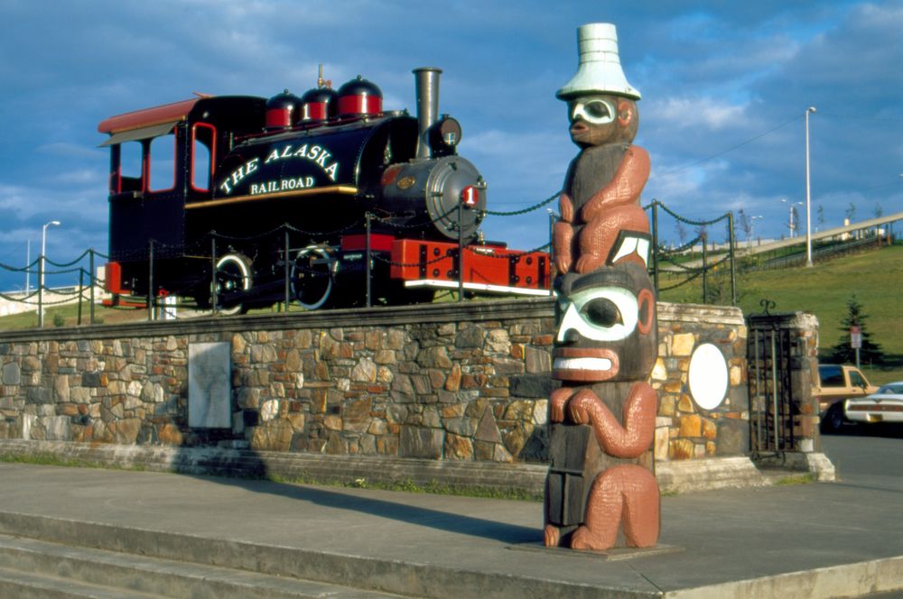 Alaska historische Dampfeisenbahn