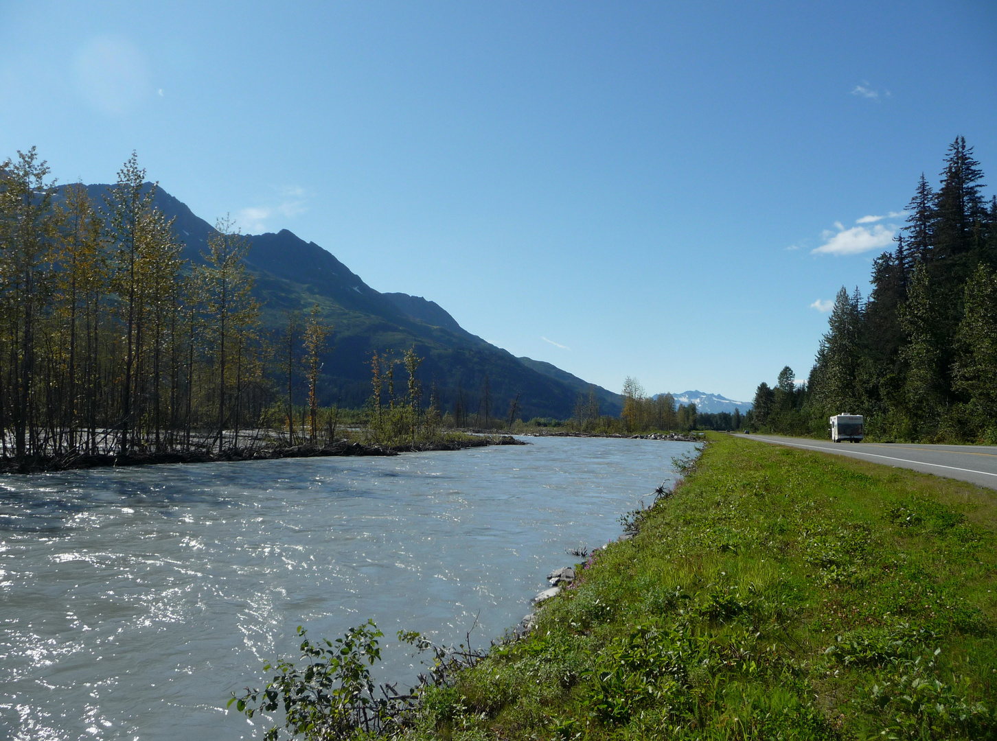 Alaska: Lowe River am Richardson Highway