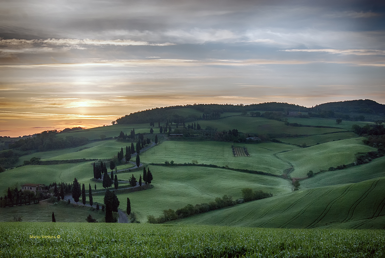 Alba a Monticchiello (Pienza)