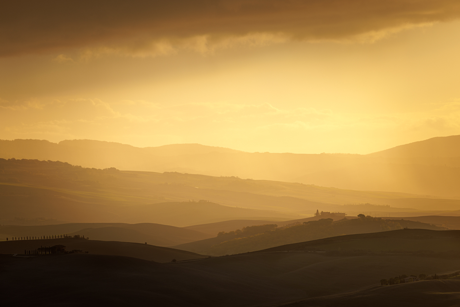 Alba a Pienza