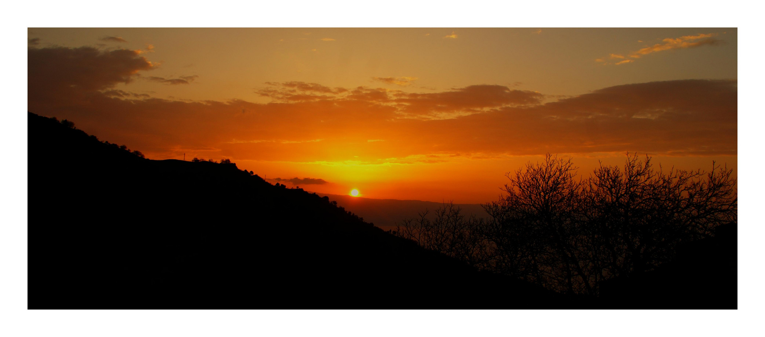 alba da itala ,paesino dei monti peloritani