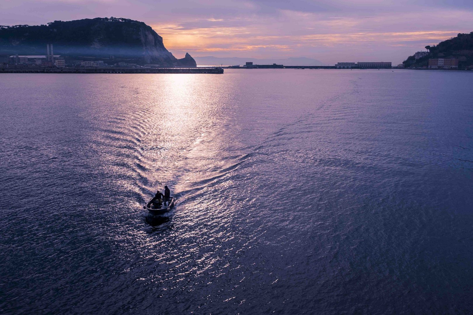 Alba dal pontile