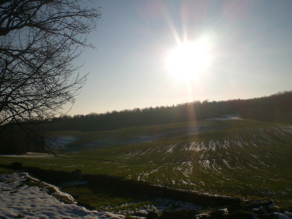 Alba del primo giorno del 2009 a Prodo di francesco mostardi 