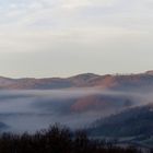 Alba di nebbia e brina