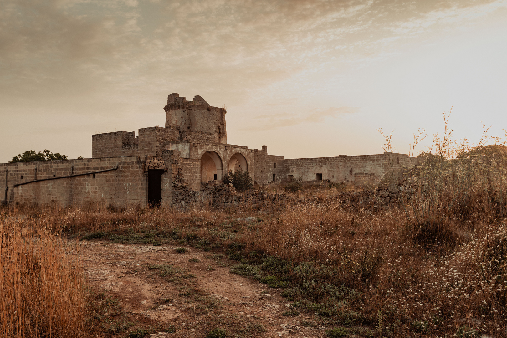 Alba in campagna Salentina