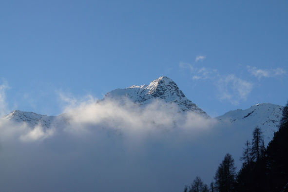 Alba in Engadina: Plaun da Lej