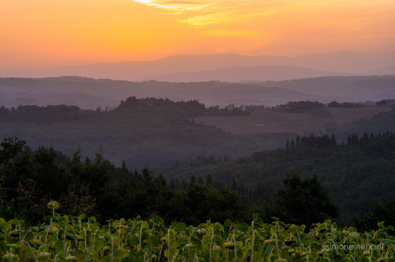 Alba in Toscana.