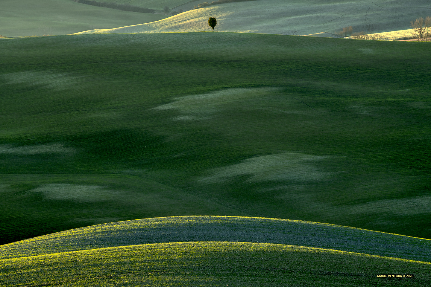 Alba in val d'Orcia