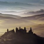 Alba in val d'Orcia