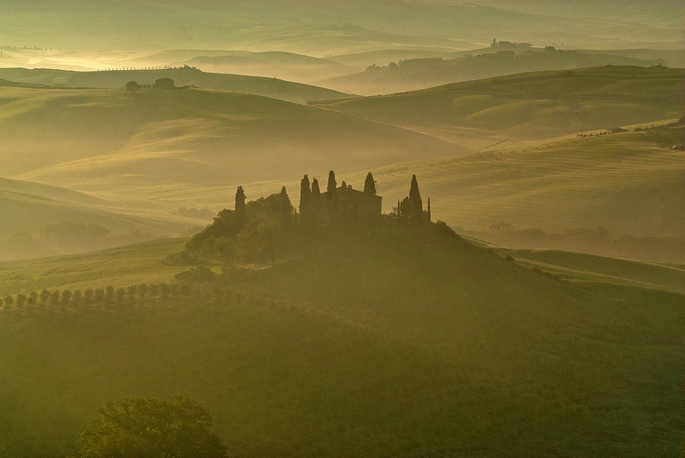 Alba In val d'Orcia